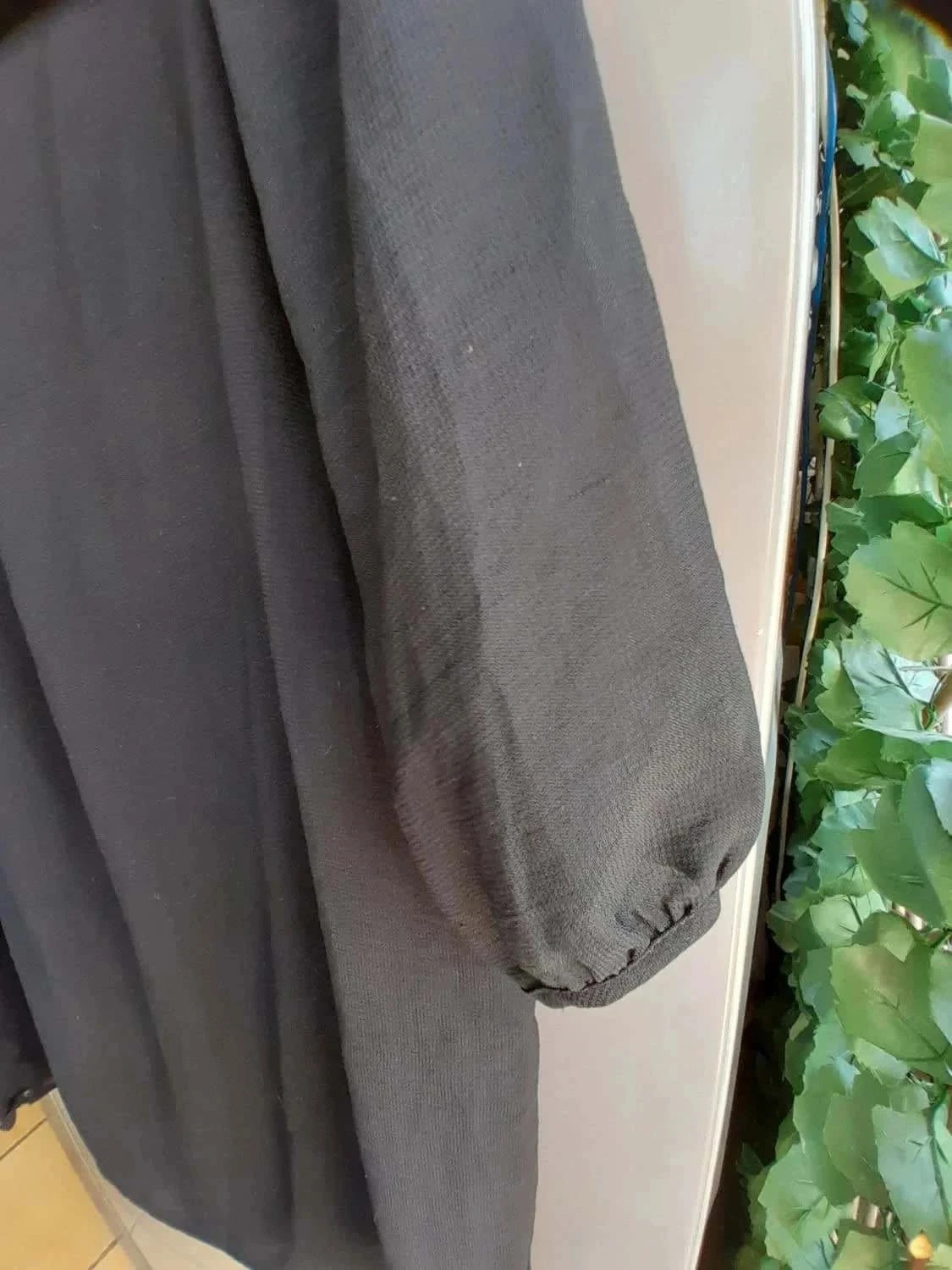 Vestido color negro, talla 38, Marca H&M – photo 4